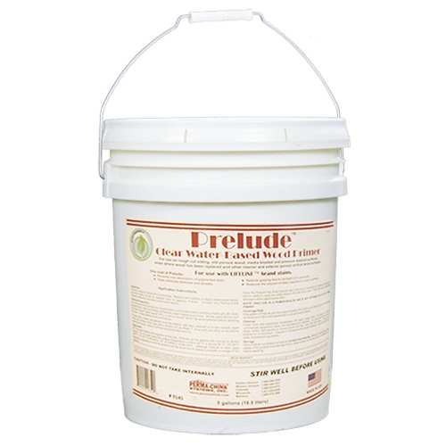 Clear wood primer for porous wood.