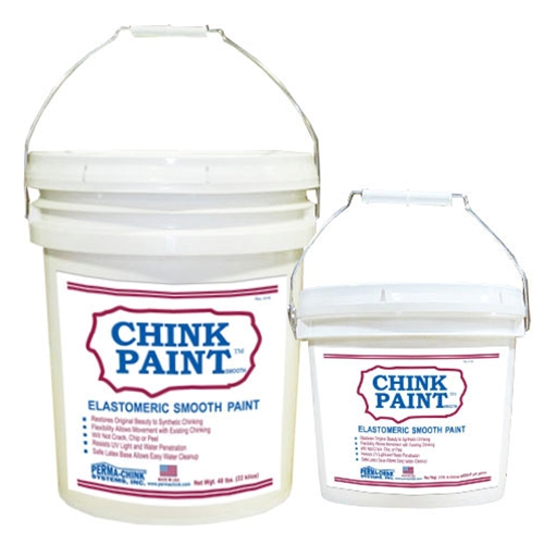 Chink Paint Smooth™ Smooth latex paint for log chinking